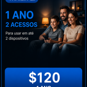 1 ano - 2 acessos