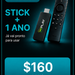 Wplay Stick 4K - 1 ano